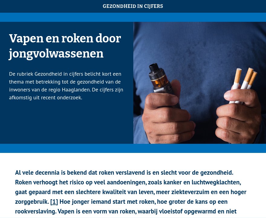 Gezondheid in cijfers